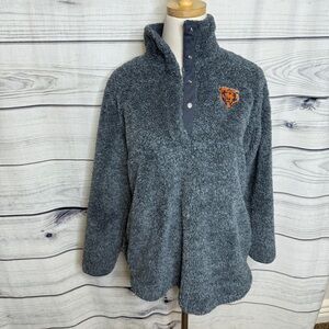NFL Gray Chicago Bears Fleece Jacket